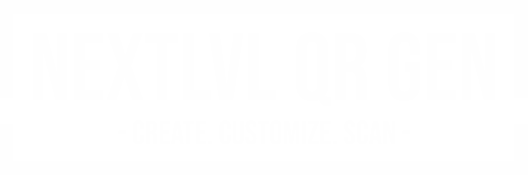 NEXTLVL QR GEN – Create. Customize. Scan.